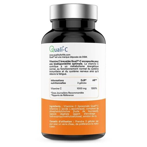 Vitamine C Liposomale (90 Caps)-Vitamine C-Novoma - 2