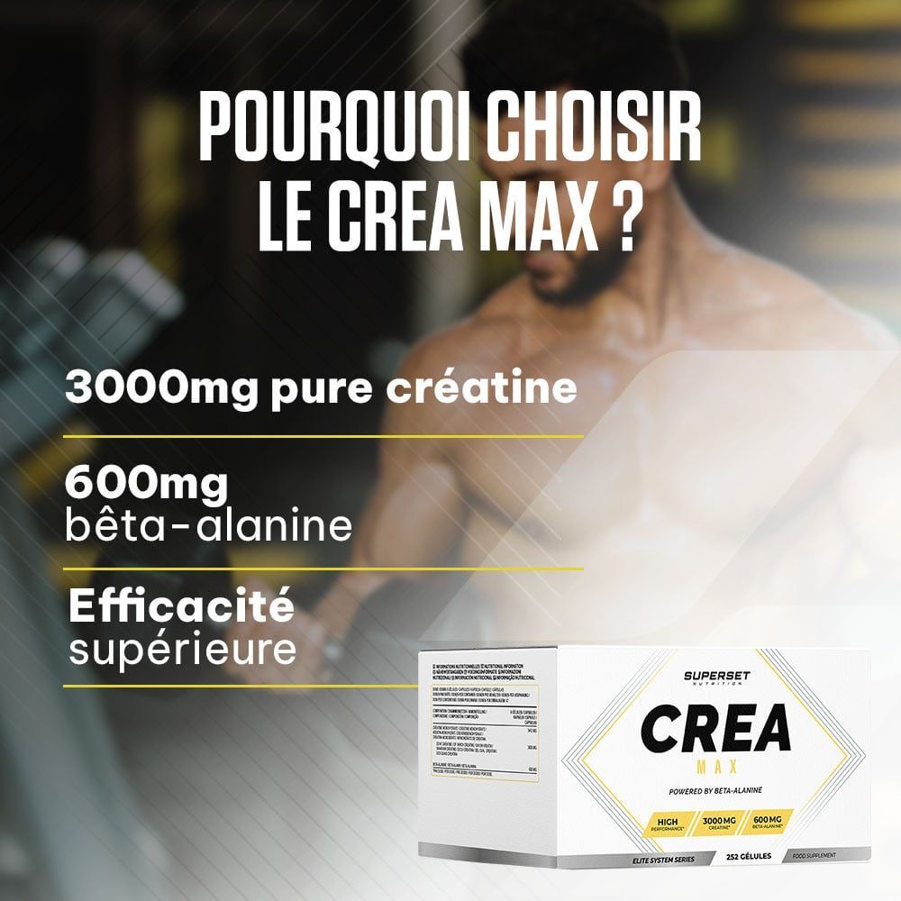 Crea Max (252 Caps)-Cr�atines-Superset Nutrition - 2