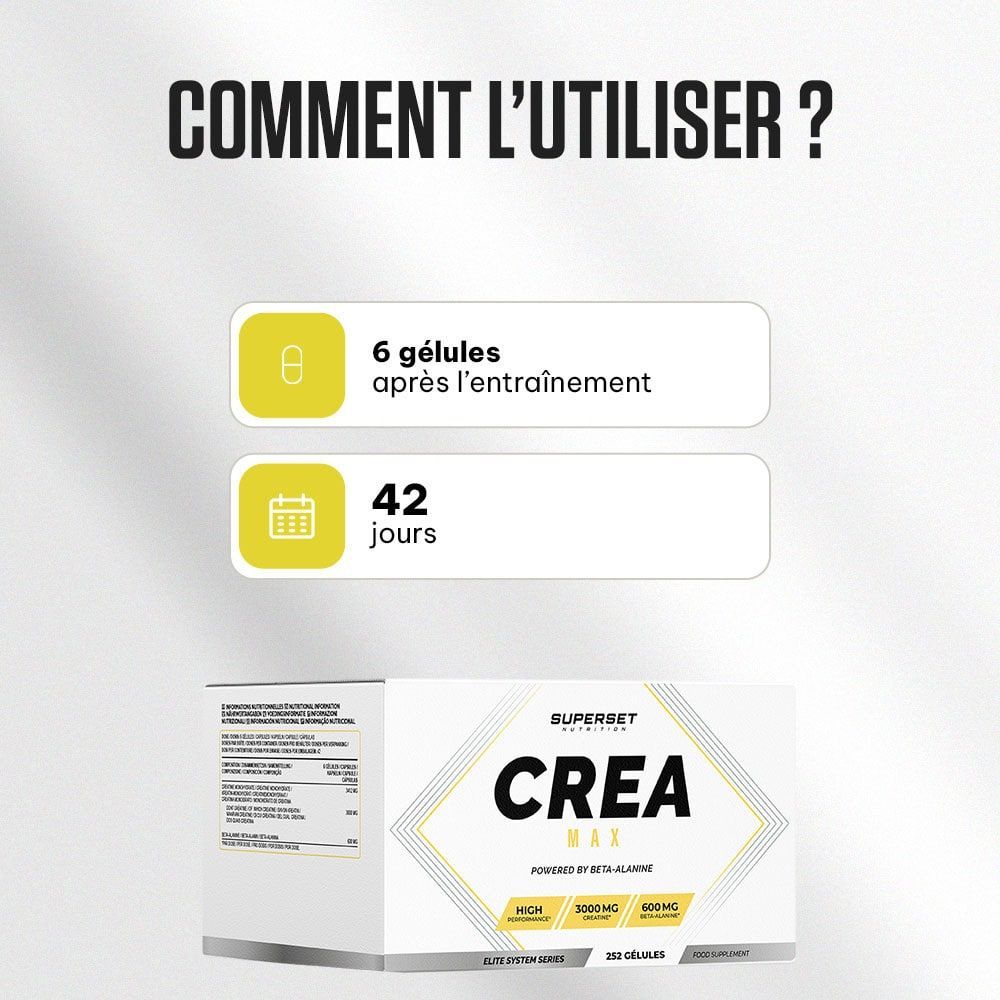 Crea Max (252 Caps)-Cr�atines-Superset Nutrition - 3