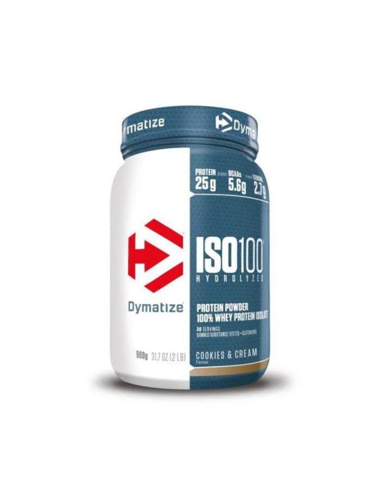 Iso-100 Hydrolyzed (932g)-Cookies Et Cream-Whey Hydrolys�e-Dymatize