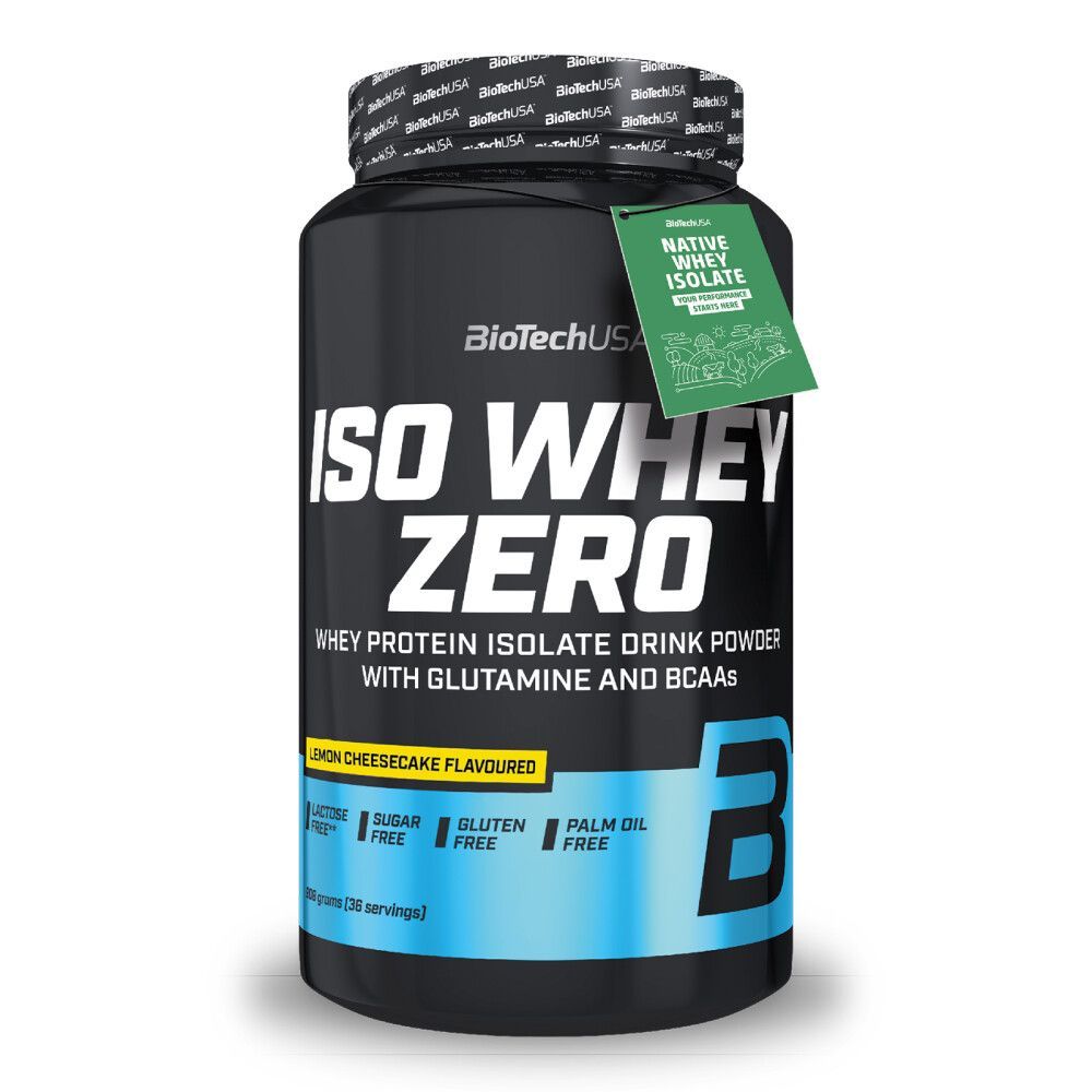 Iso Whey Zero (908g)-Cheesecake Citron-Prot�ines-Biotech Usa