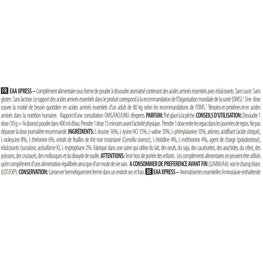 Eaa Xpress (400g)-Ice Tea P�che-Eaa-Scitec Nutrition - 2