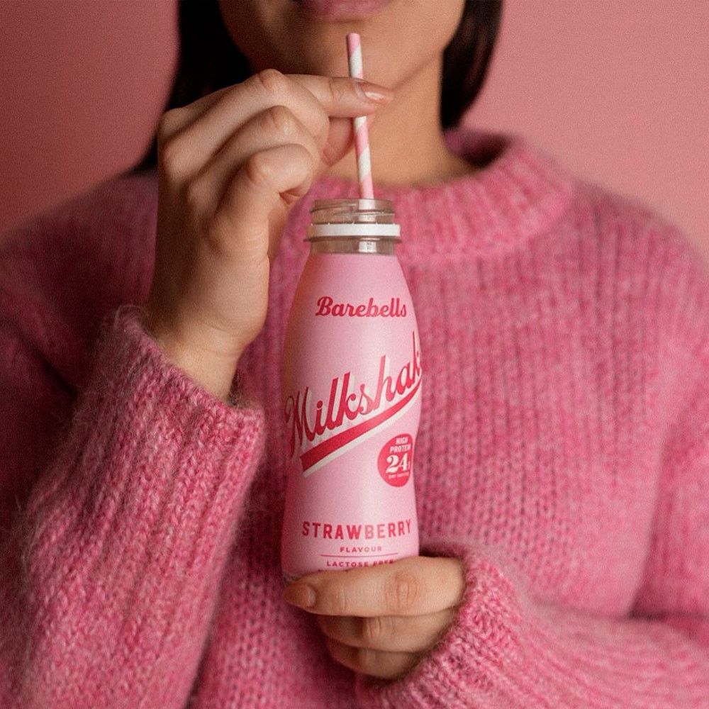Barebells Milkshake (330 Ml)-Fraise-Boissons Prot�in�es-Barebells - 2