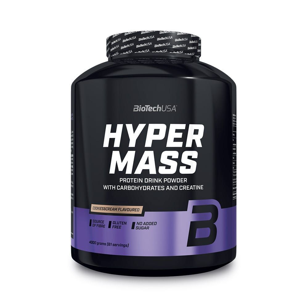 Hyper Mass (4kg)-Cookies Et Cream-Gainers-Biotech Usa