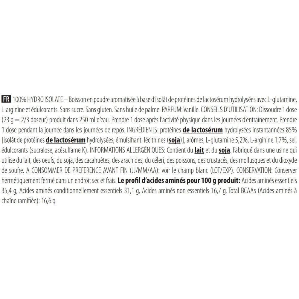 100% Hydro Isolate (2kg)-Vanille-Whey Hydrolys�e-Scitec Nutrition - 2