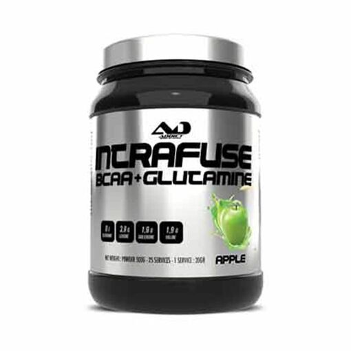 Bcaa + Glutamine Intrafuse (500g)-Pomme-Bcaa-Addict Sport Nutrition