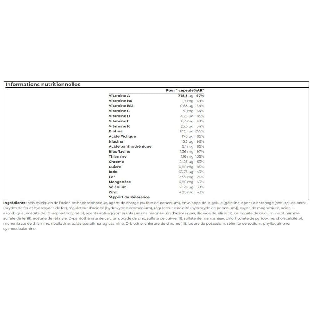 Vitamin Complex (60 Caps)-Multivitamines-Biotech Usa - 2