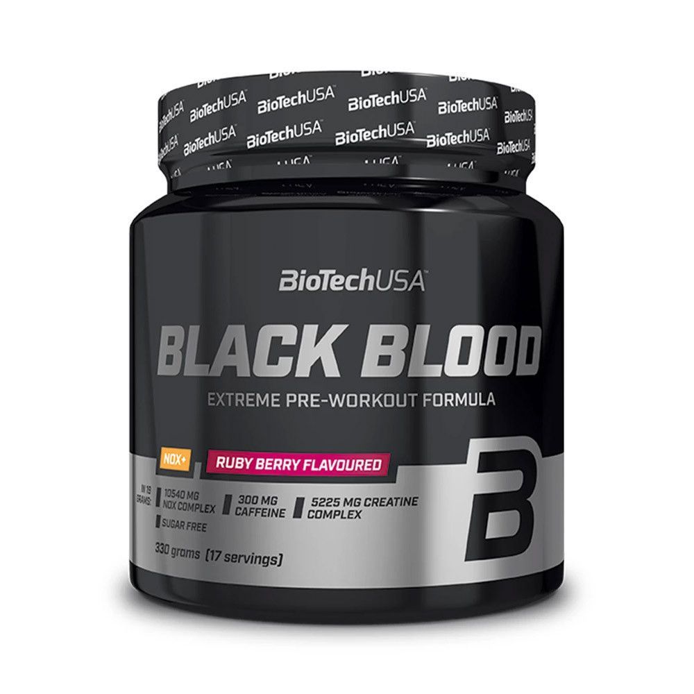 Black Blood Nox+ (330g)-Berry-Preworkout-Biotech Usa