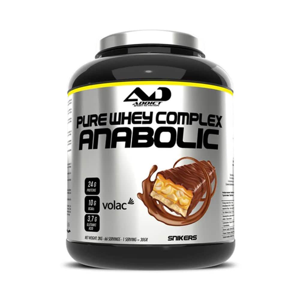 Pure Whey Complex Anabolic (2kg)-Snickers-Whey Complex-Addict Sport Nutriti...
