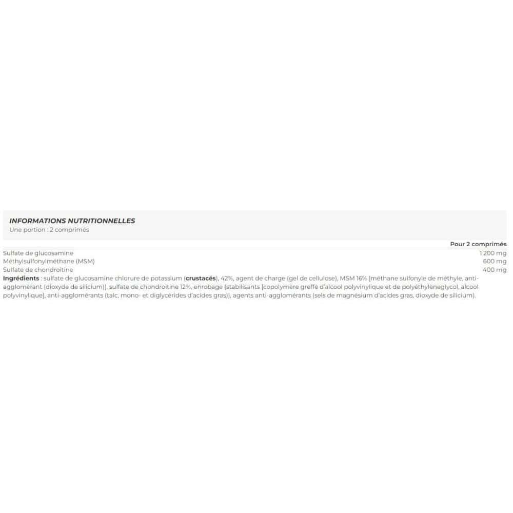 Msm Chondroitin Glucosamine (60 Tabs)-Msm-Biotech Usa - 2