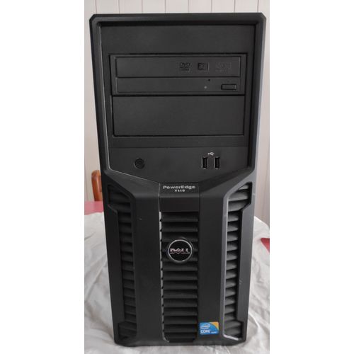 Serveur Dell Power Edge T110 Intel Core i3 540 4 coeurs - 3.07 Ghz - Ram 4 Go - DD 500 Go