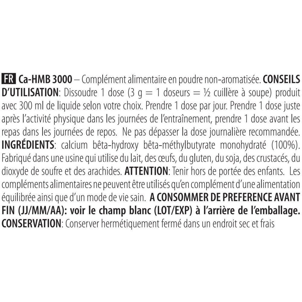 Ca - Hmb 3000 (270g)-Hmb-Biotech Usa - 3