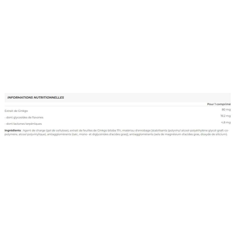 Ginkgo Biloba (100 Tabs)-Stimulants Sexuels-Scitec Nutrition - 2