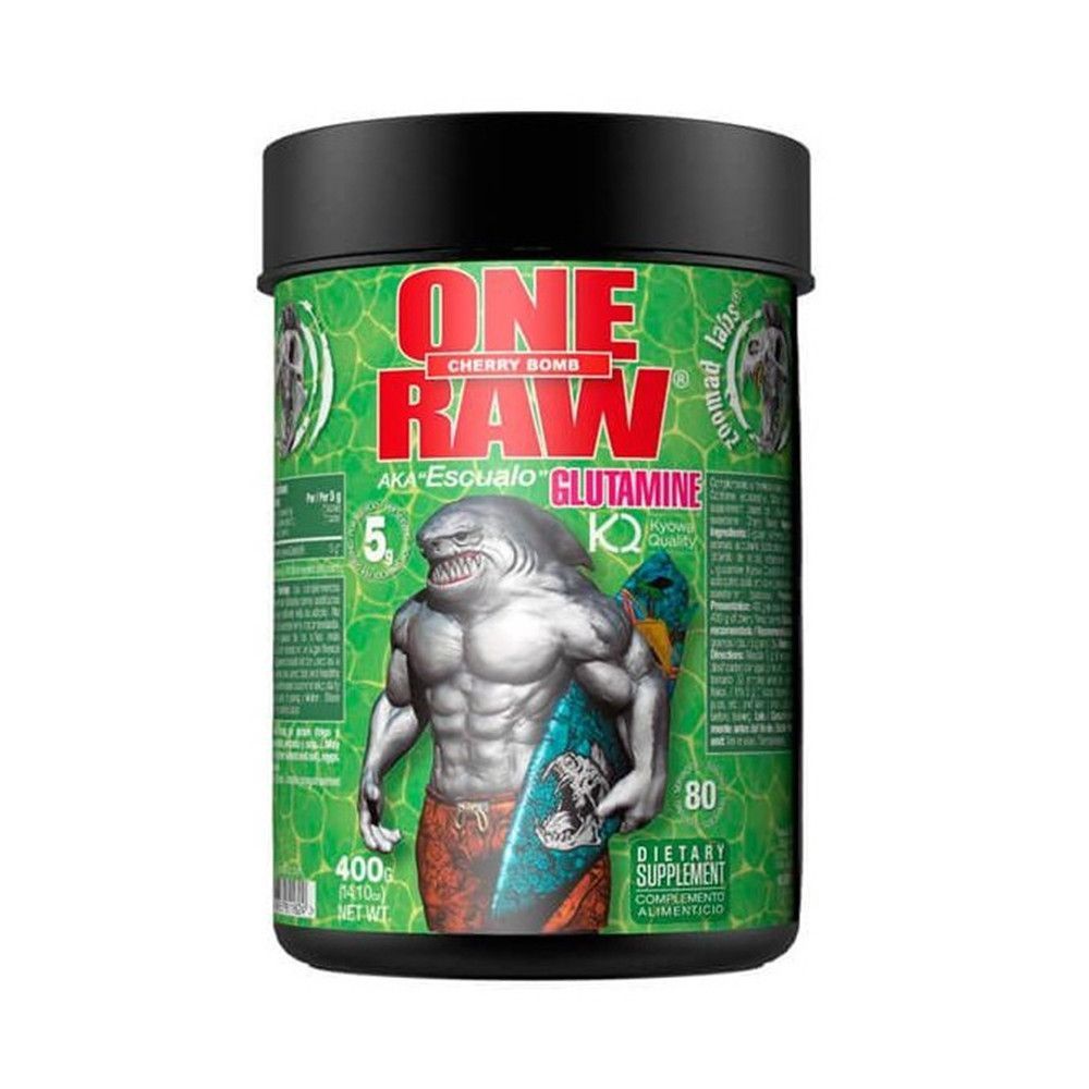One Raw Glutamine (400g)-Cerise-Glutamine-Zoomad Labs