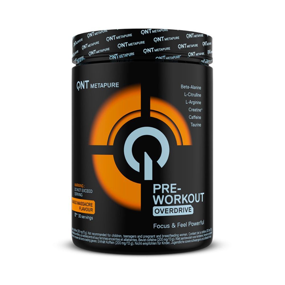 Pre Workout Overdrive (390g)-Mangue-Preworkout-Qnt