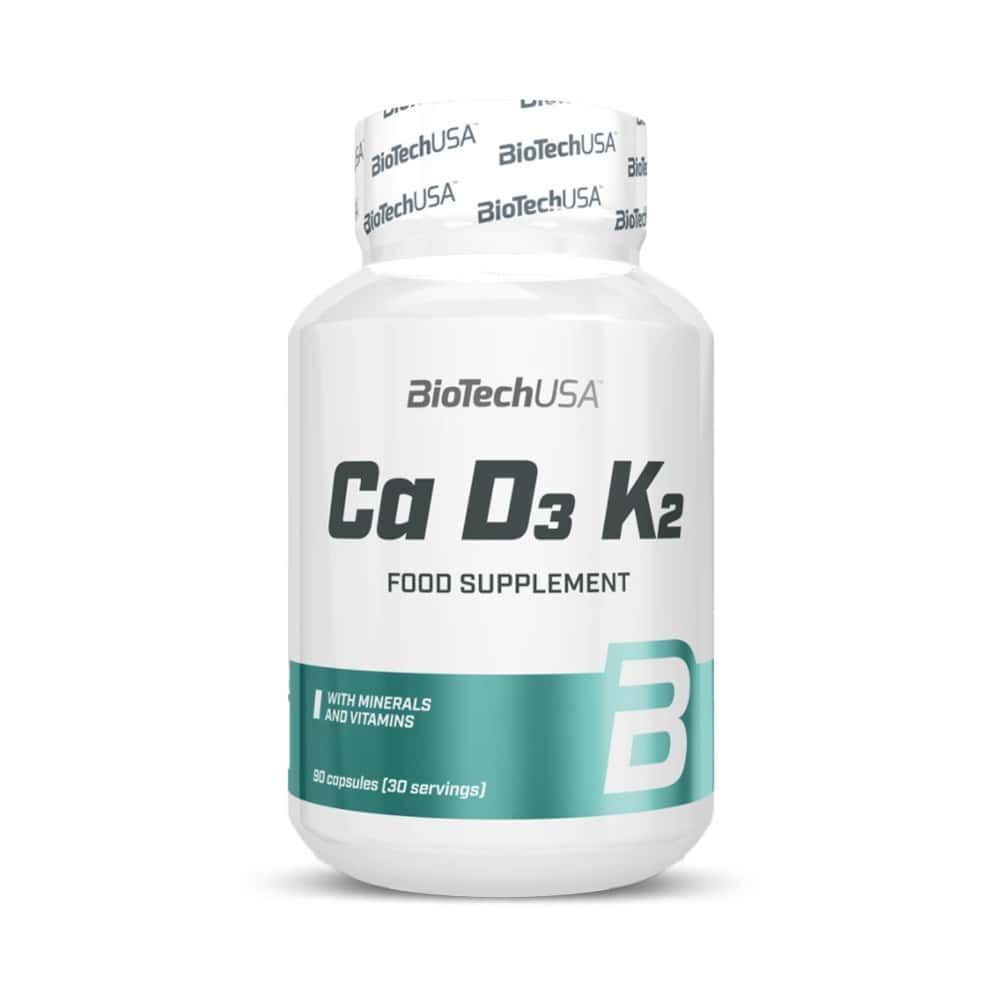 Ca D3 K2 (90 Caps)-Calcium-Biotech Usa
