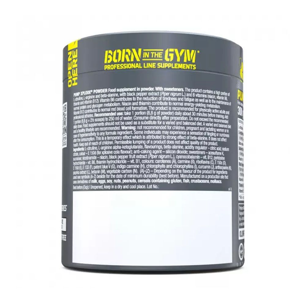 Pump Xplode Powder (300g)-Cola-Preworkout-Olimp Sport Nutrition - 3