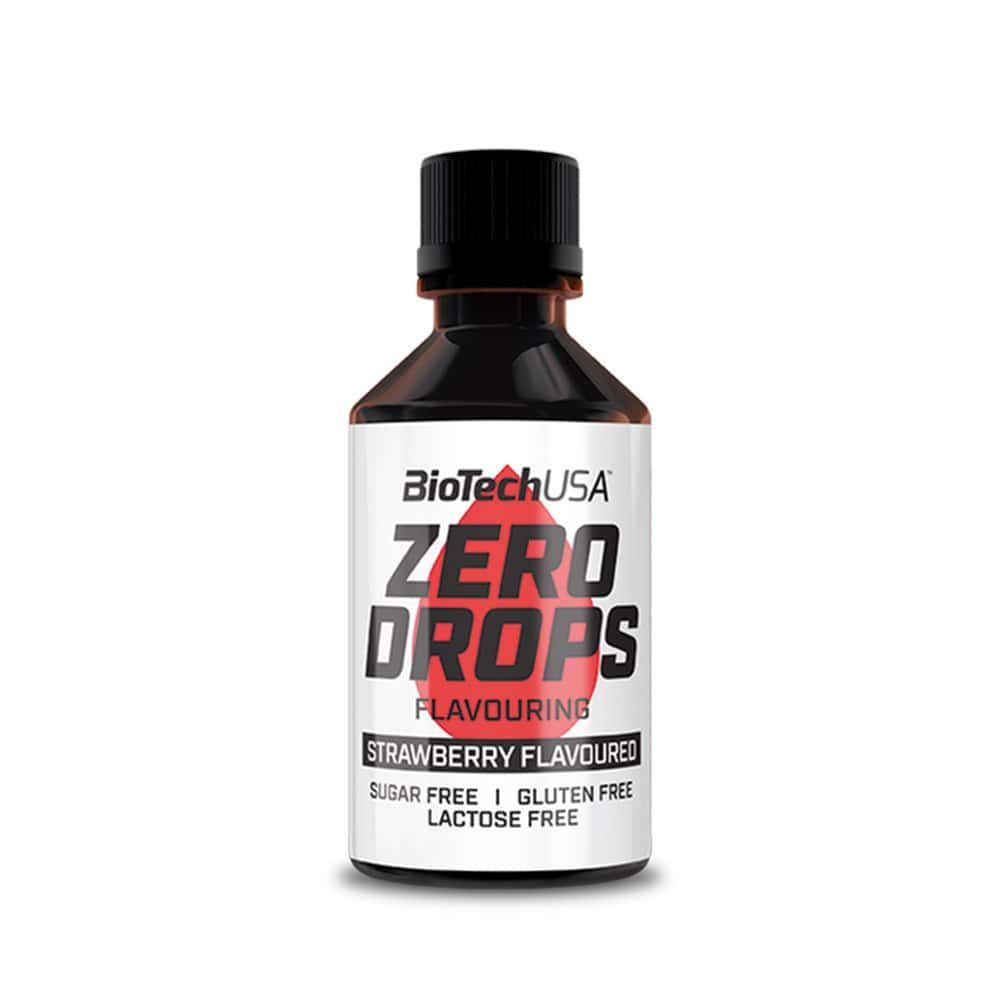 Zero Drops (50ml)-Fraise-Ar�mes Et �dulcorants-Biotech Usa