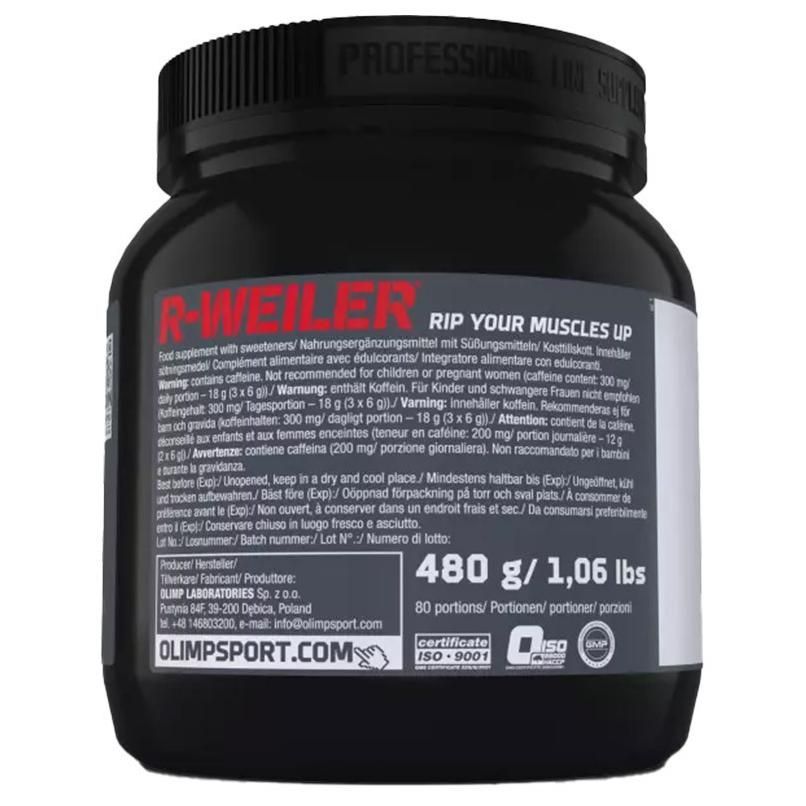 Redweiler (480g)-Cola-Preworkout-Olimp Sport Nutrition - 3