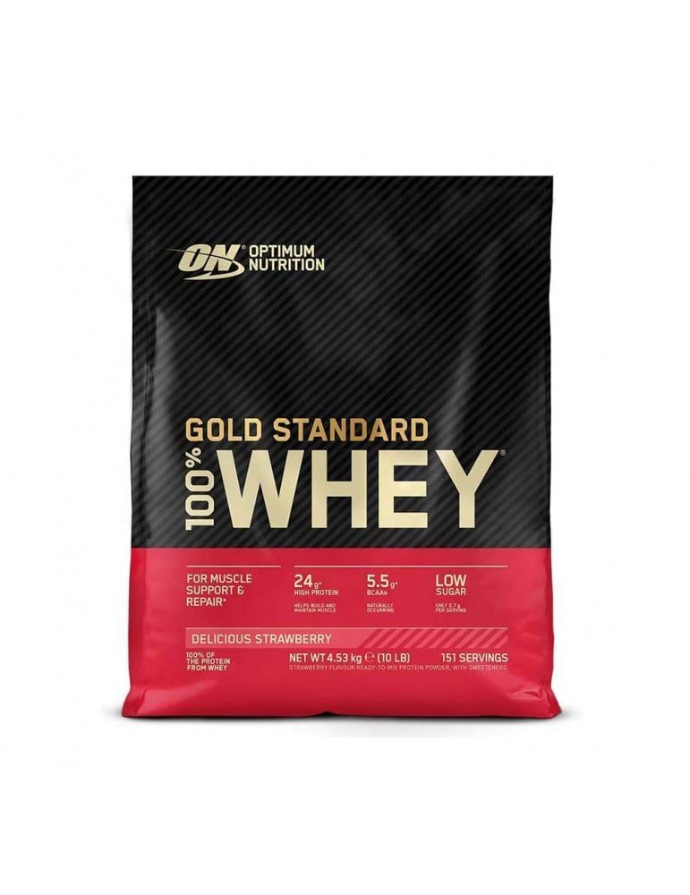 100% Whey Gold Standard (4,54kg)-Fraise-Whey Prot�ine-Optimum Nutrition