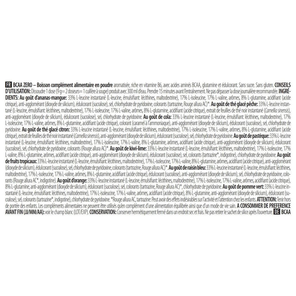 Bcaa Zero (360g)-Fruit Punch-Bcaa-Biotech Usa - 5