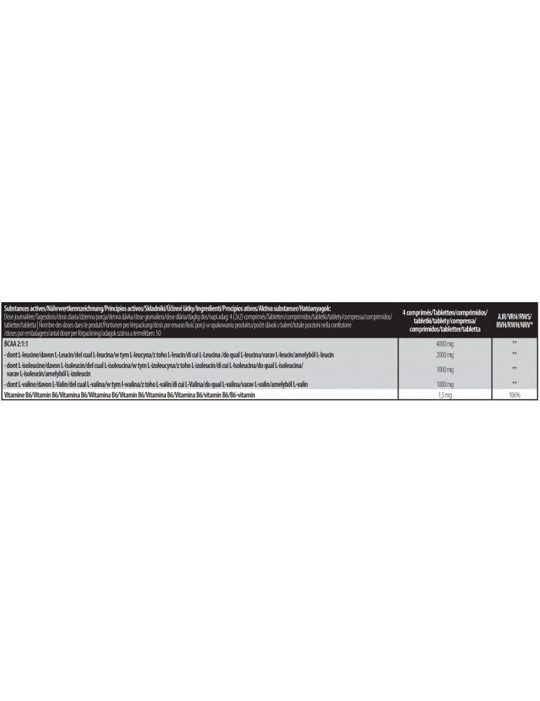 Bcaa+B6 (100 Tabs)-Bcaa-Biotech Usa - 2