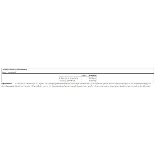 L-Carnitine (60 Tabs)-L-Carnitine-Biotech Usa - 2