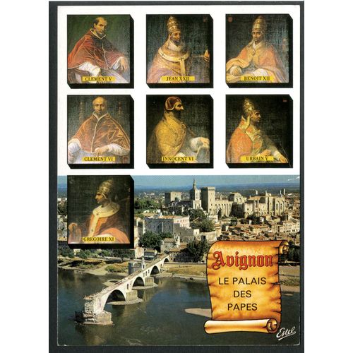 Carte Postale En Provence, Avignon, Vaucluse, Les Papes S'Installèrent En France De 1309 À 1377