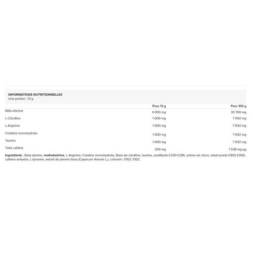 Pre Workout Overdrive (390g)-Framboise-Preworkout-Qnt - 2