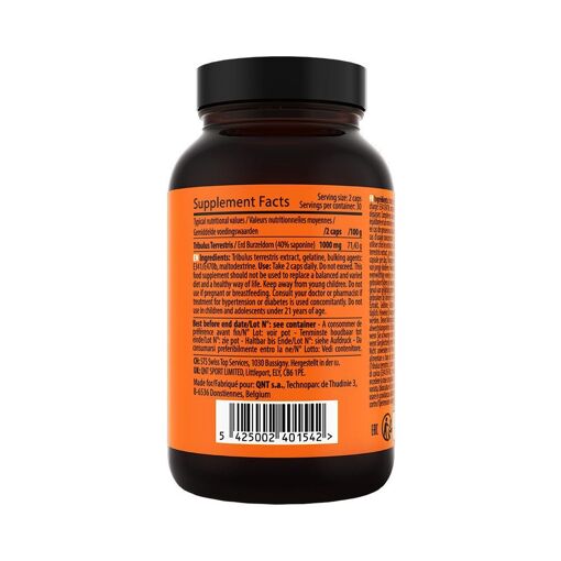 Tribulus 1000mg (60 Caps)-Tribulus-Qnt - 3