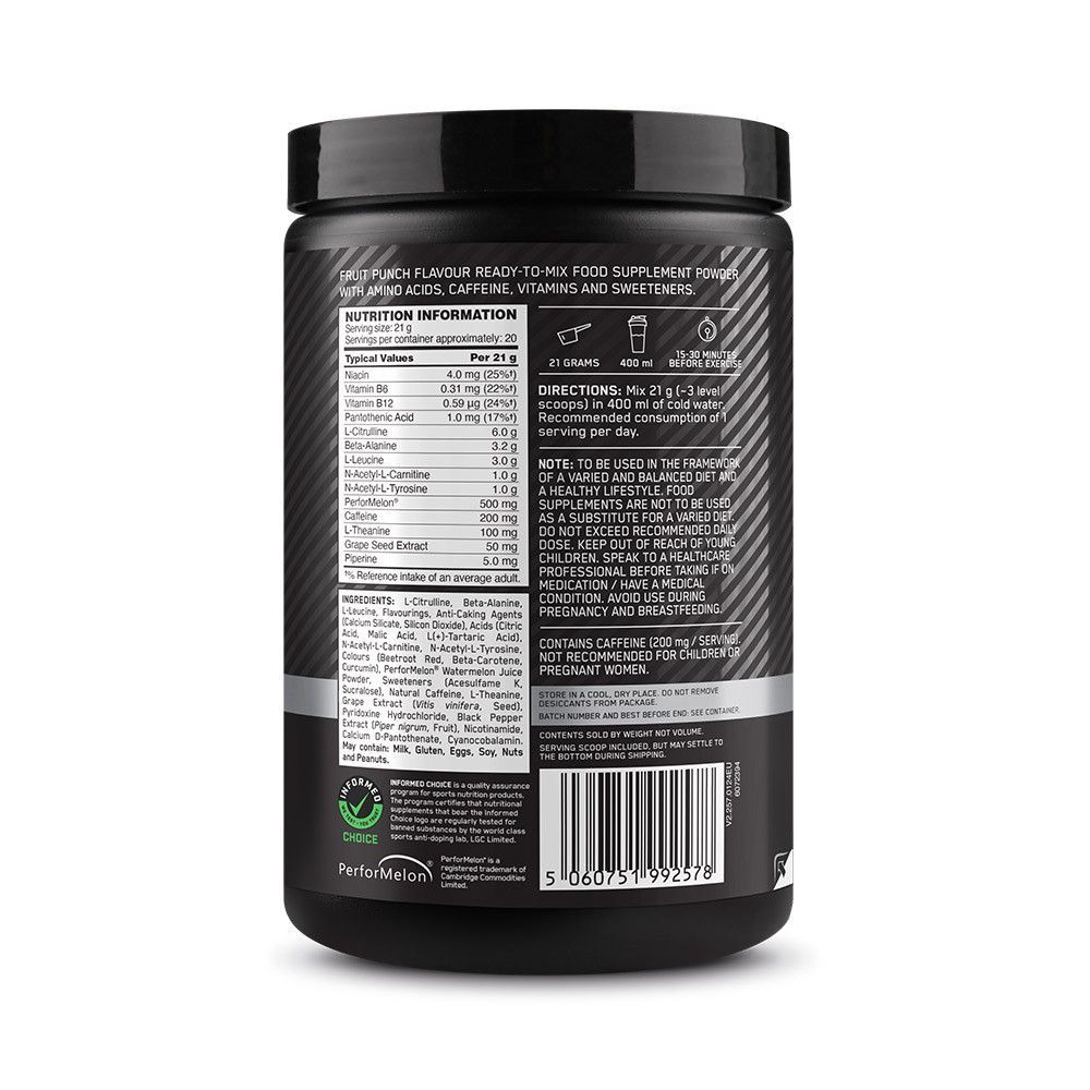 Platinum Pre Workout (420g)-Blue Raspberry-Preworkout-Optimum Nutrition - 2