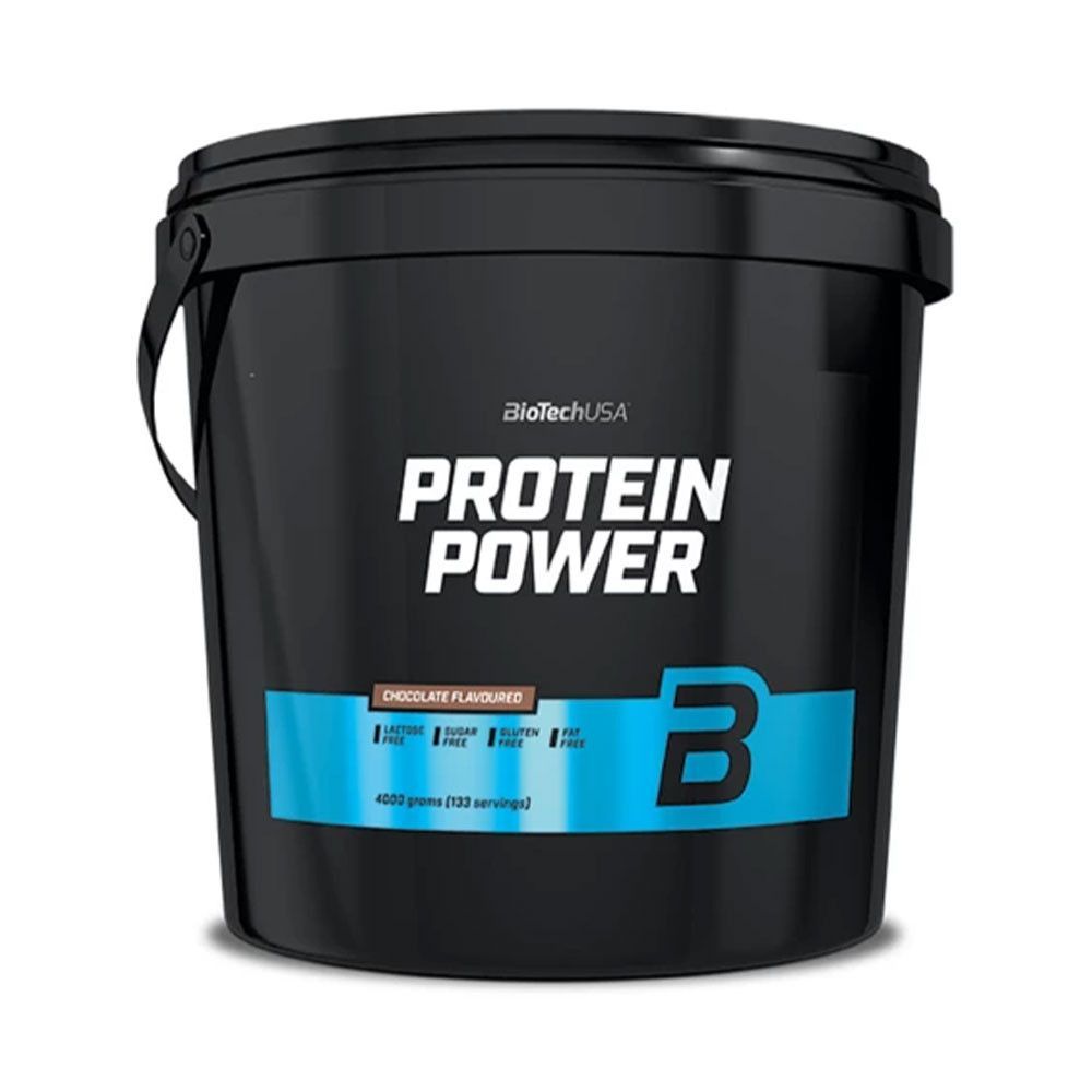 Protein Power (4kg)-Chocolat-Whey Prot�ine-Biotech Usa