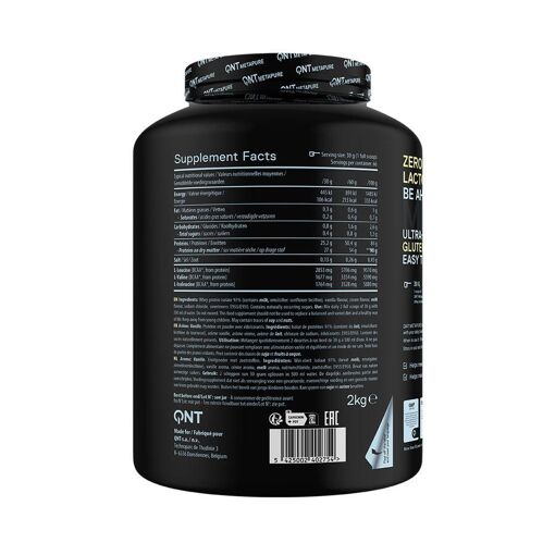 Metapure Whey Protein Isolate (2kg)-Vanille-Whey Isolate-Qnt - 2