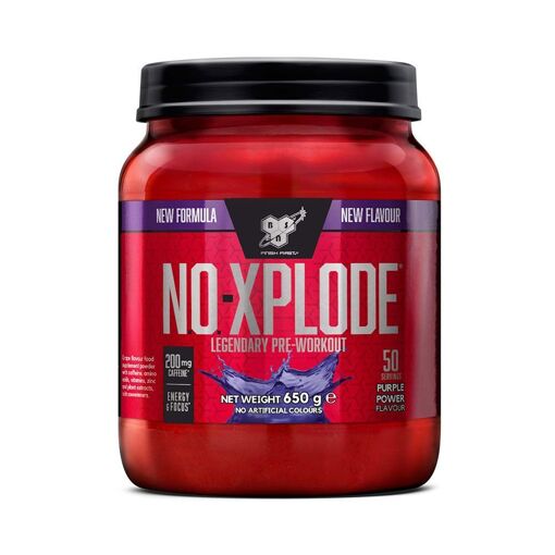 No-Xplode (650g)-Purple Power-Preworkout-Bsn