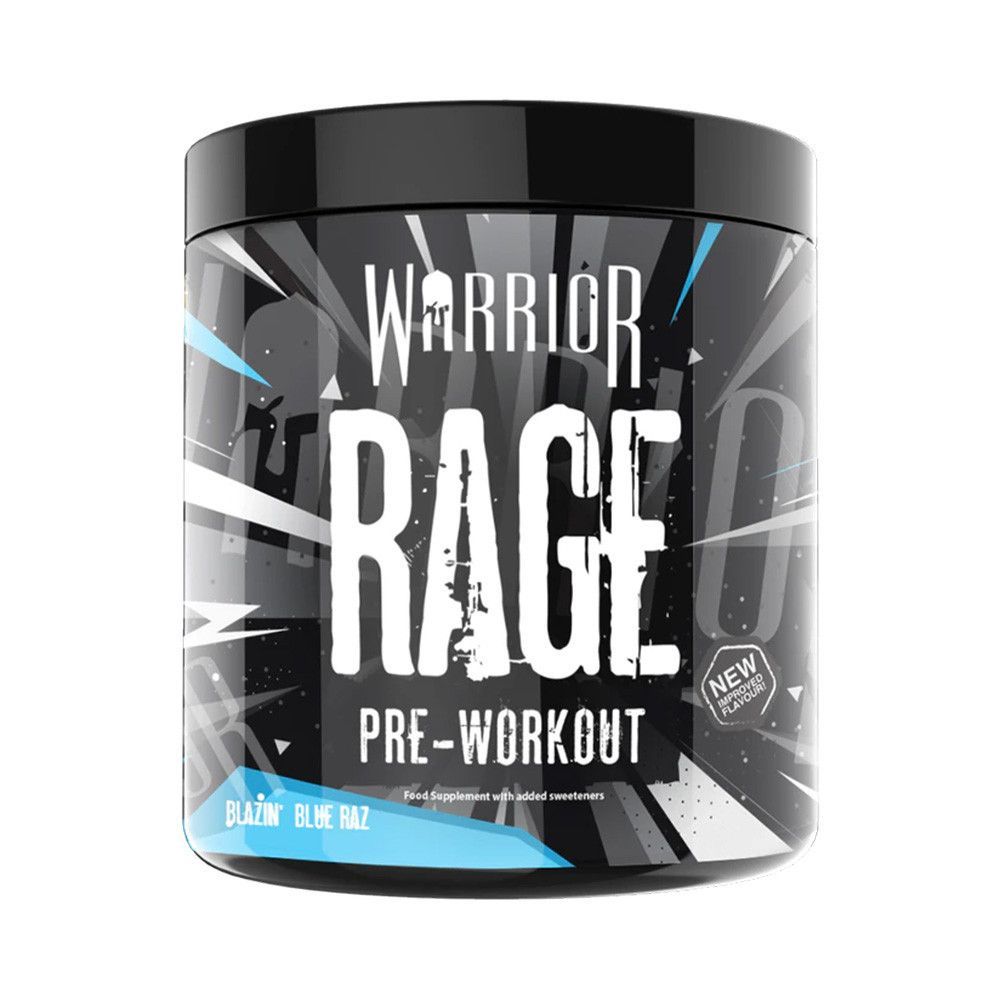 Rage (392g)-Blue Raspberry-Preworkout-Warrior