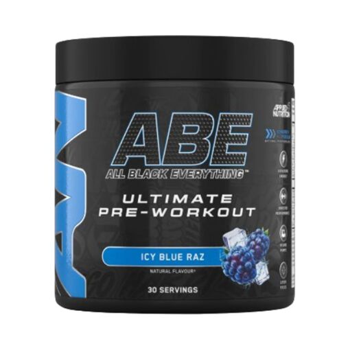 Abe Ultimate Pre-Workout (315g)-Blue Raspberry-Preworkout-Applied Nutrition...