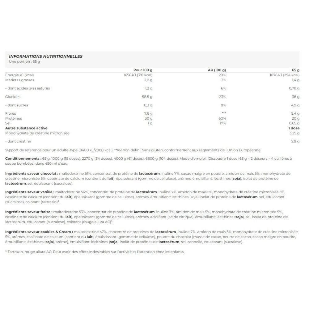 Hyper Mass (6,8kg)-Vanille-Gainers-Biotech Usa - 2