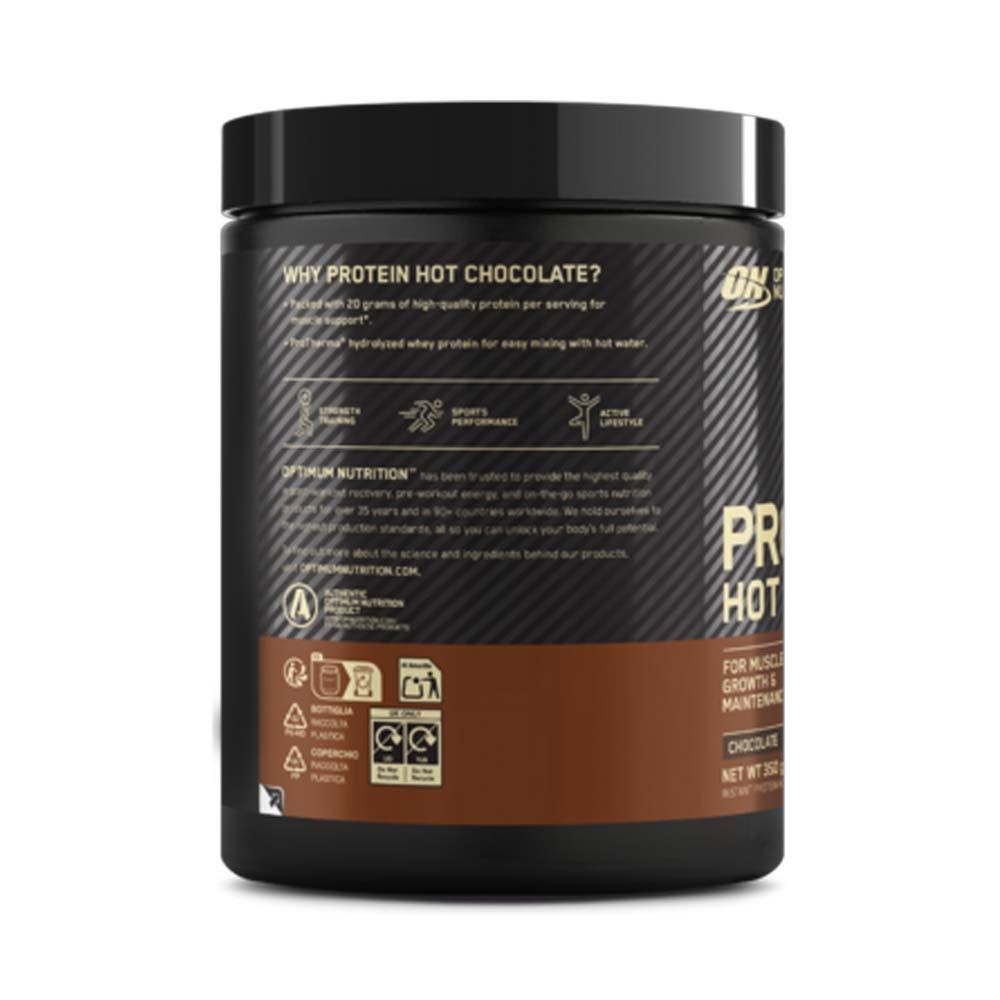 Protein Hot Chocolate (350g)-Chocolat-Boissons Protines-Optimum Nutrition... - 3