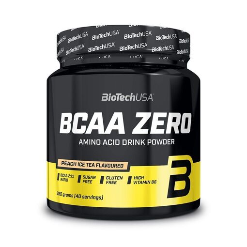 Bcaa Zero (360g)-Ice Tea P�che-Bcaa-Biotech Usa