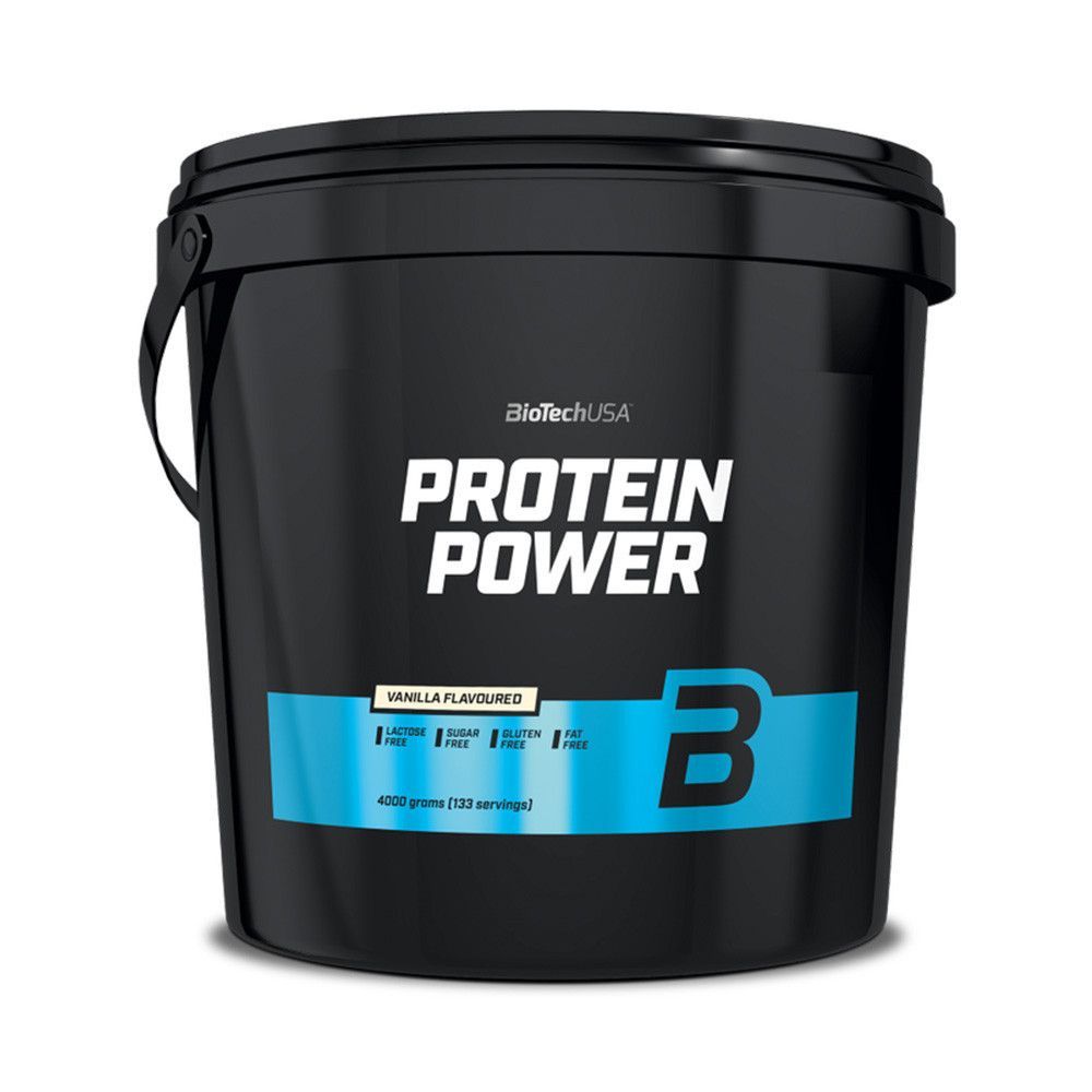 Protein Power (4kg)-Vanille-Whey Prot�ine-Biotech Usa