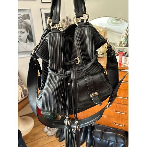 Sac seau Lancel « Premier flirt » plissé