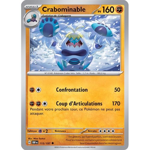 Crabominable - 115/197 - Flammes Obsidiennes
