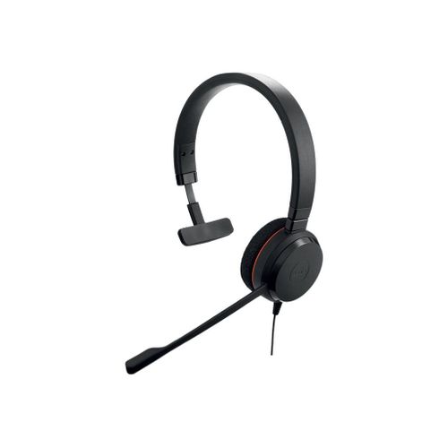 Jabra Evolve 20 UC mono - Micro-casque - sur-oreille - convertible - filaire - USB-C - isolation acoustique