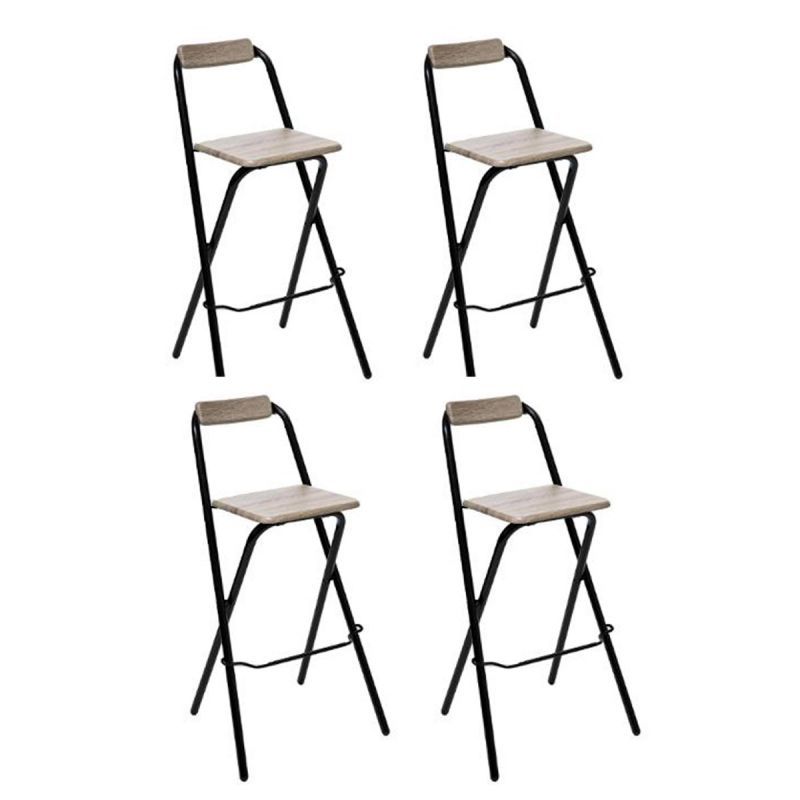 Lot De 4 Tabourets De Bar "Louna" Naturel Trend