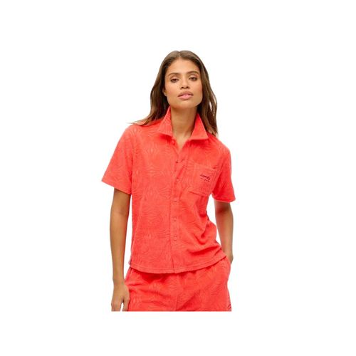 Chemise Superdry Country Club Femme Orange