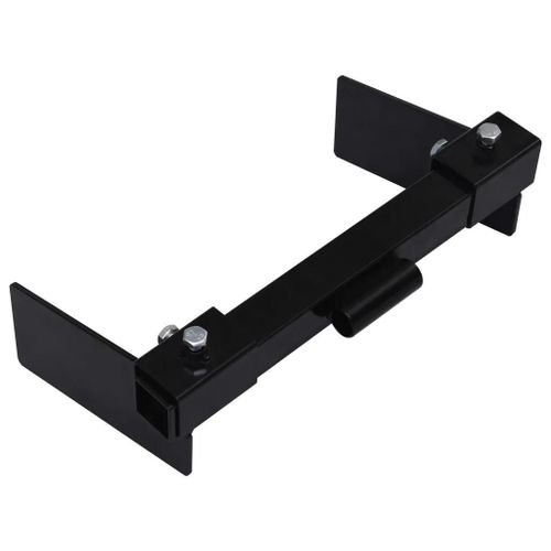 Adaptateur de chasse-neige pour tondeuse à gazon Noir