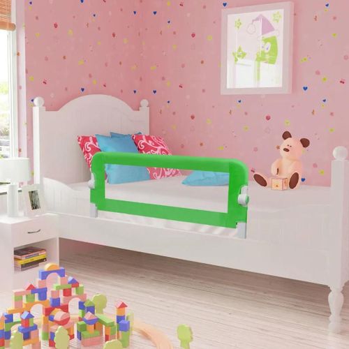 Barrière De Lit Pour Enfants 102x42 Cm Vert