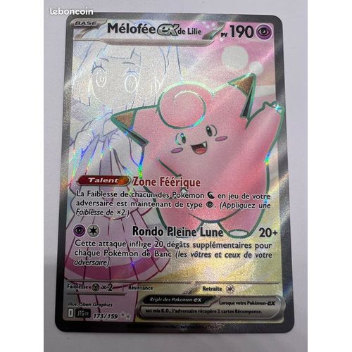 Carte Pokemon Mélofée Ultra Rare
