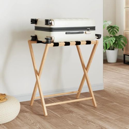 Porte-bagages 68,5x38x58 cm bambou