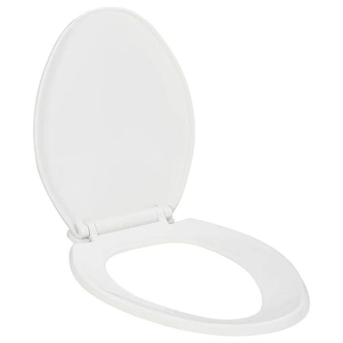 Abattant WC à fermeture en douceur Libération rapide Blanc